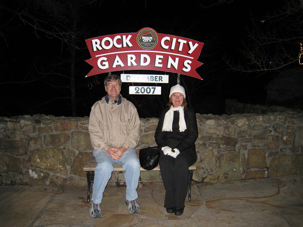 Vacation 2007-12 - Rock City 0175.jpg - Rock City outside of Chattanooga Tennessee has been a tourist attraction since 1932. I remembered seeing barn roofs painted with "See Rock City" and wanted to pay a visit to its home on Lookout Mountain. Christmas Vacation 2007-08.